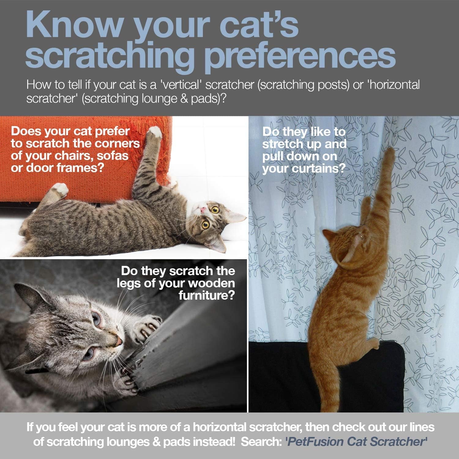 Ultimate 3-Sided Vertical Cat Scratching Post & Lounge - 6 Usable Sides, Eco-Friendly Cardboard, Perfect for Play & Perching!
